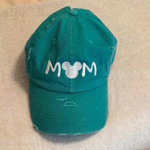 Disney “MOM” ponytail cap - Kelly green